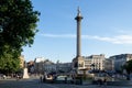 Architectural detail of Trafalgar Square in central London Royalty Free Stock Photo